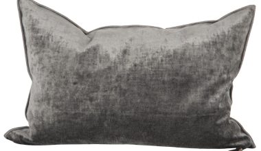 Velvet Pillow 16x24 Anthtacite, from Maison De Vacances