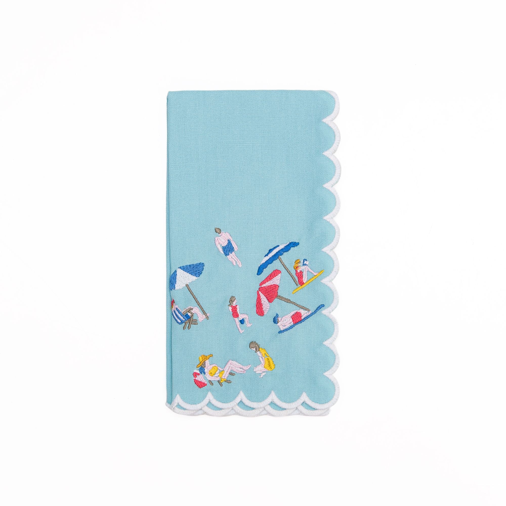 Day at the Beach Set of 4 Napkins, from Pomegranate - Image 2