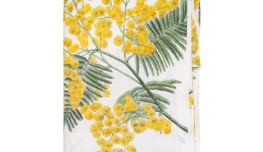 Mimosa Tablecloth, from Linoroom