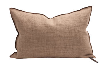 Vintage Canvas Linen Blush Pillow 16x24, from Maison de Vacances