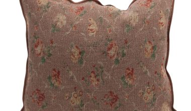 Wabi Sabi Jardin Secret Pillow in Bois de Rose 26x26, from Maison De Vacances