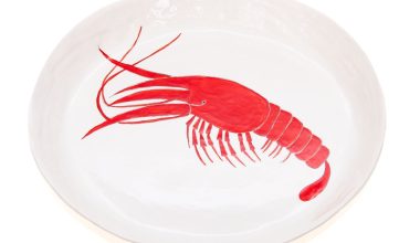 XL Oval Sea Themed Lobster Platter, from Gemma Orkin Ceramics