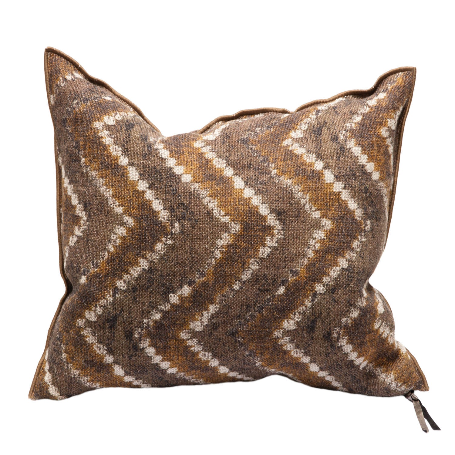 Wabi Sabi Zanzibar Pillow 26x26 in Havane, from Maison De Vacances