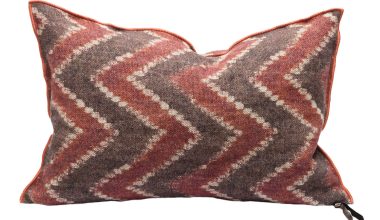 Wabi Sabi Zanzibar Pillow 16" x 24" in Argile, from Maison De Vacances